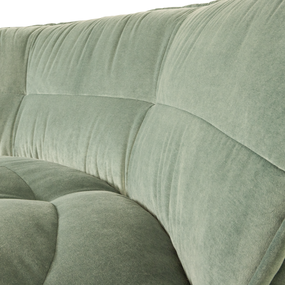 CLUSTER HOEKELEMENT VELVET PISTACHE GROEN