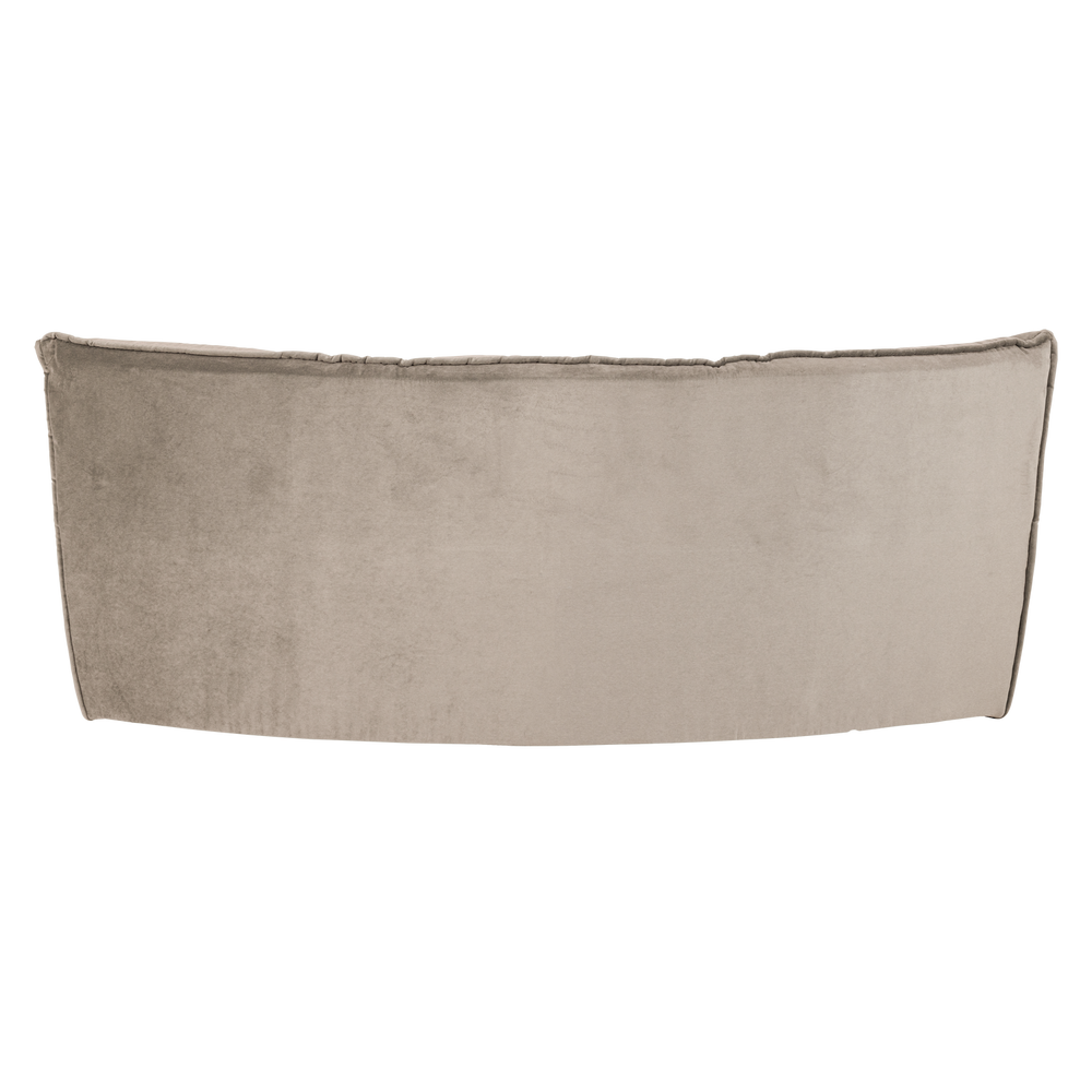 CLUSTER HOEKELEMENT VELVET WARM TAUPE