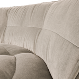 CLUSTER HOEKELEMENT VELVET WARM TAUPE