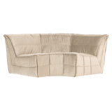 CLUSTER HOEKELEMENT VELVET ZACHT BEIGE