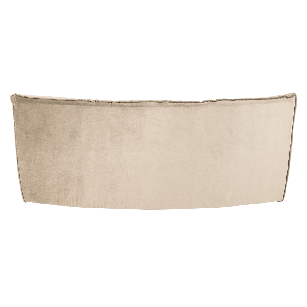 CLUSTER HOEKELEMENT VELVET ZACHT BEIGE