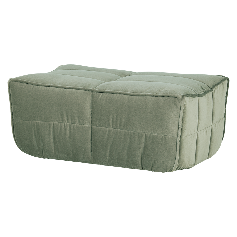 CLUSTER HOCKER VELVET PISTACHE GROEN