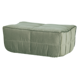 CLUSTER HOCKER VELVET PISTACHE GROEN