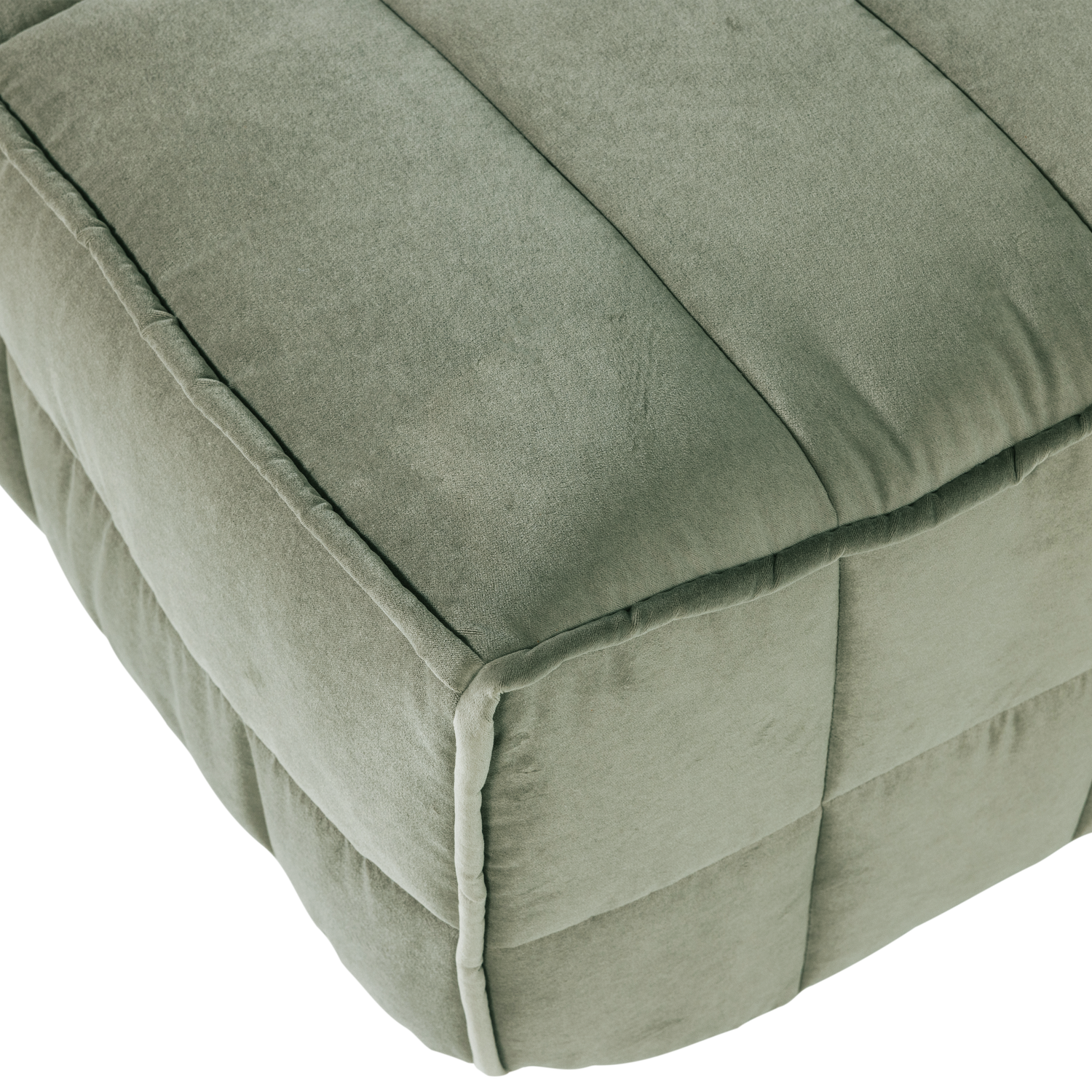 CLUSTER HOCKER VELVET PISTACHE GROEN