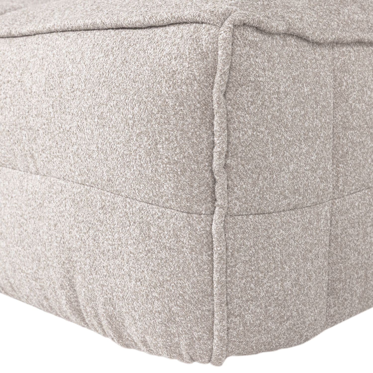 CLUSTER HOCKER BOUCLE ZAND BEIGE