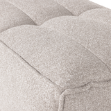 CLUSTER HOCKER BOUCLE ZAND BEIGE