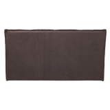CLUSTER EETBANKJE MET RUGLEUNING VELVET CHOCOLADE BRUIN