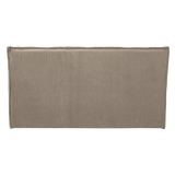 CLUSTER EETBANKJE MET RUGLEUNING VELVET WARM TAUPE