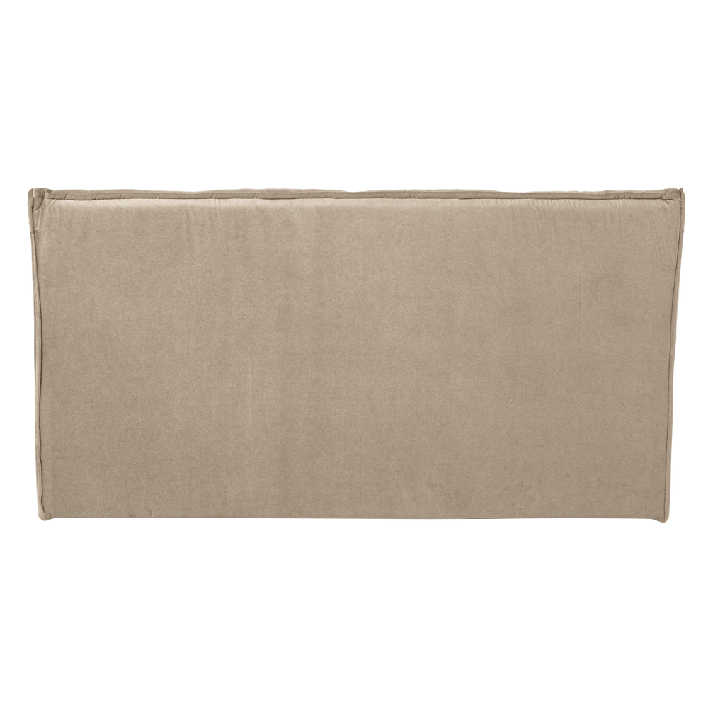 CLUSTER EETBANKJE MET RUGLEUNING VELVET ZACHT BEIGE