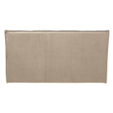 CLUSTER EETBANKJE MET RUGLEUNING VELVET ZACHT BEIGE