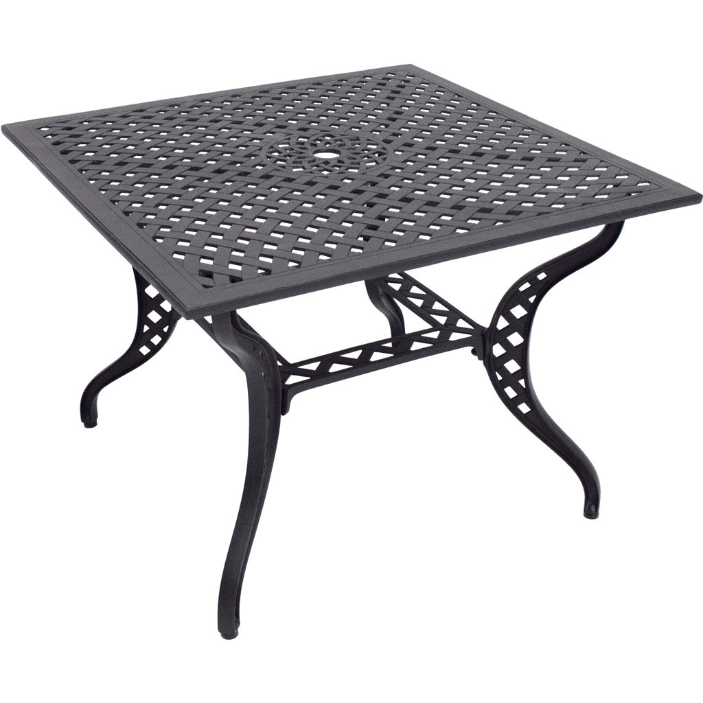 Tafel Trafalgar Square vierkant gietaluminium 100x100cm - Lesli Living
