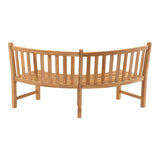 Ronde teakbank 200 cm