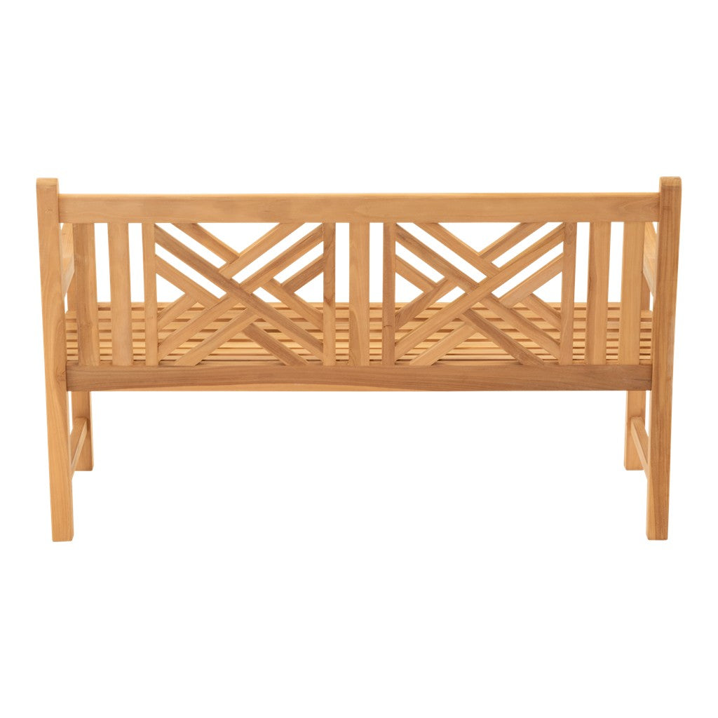 Teakbank Cross 150 cm
