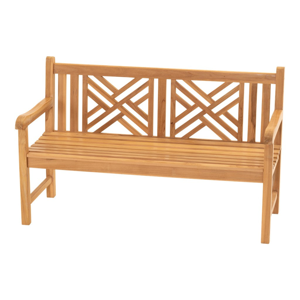 Teakbank Cross 150 cm