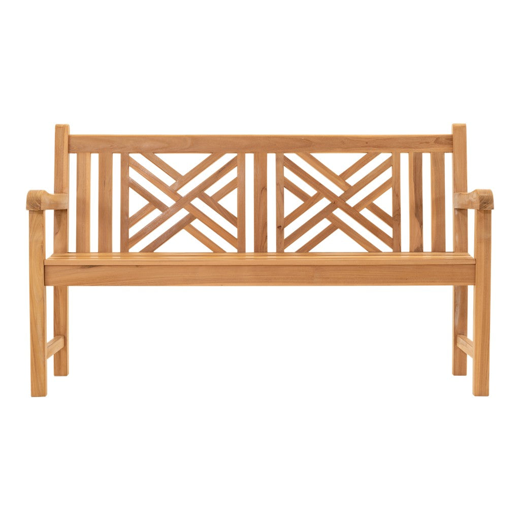 Teakbank Cross 150 cm