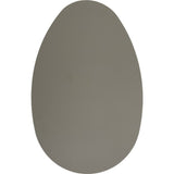 Ovaal grijs tafelblad