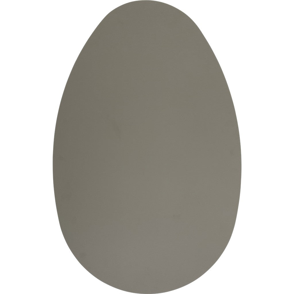 Ovaal grijs tafelblad
