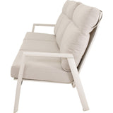 Loungebank Ohio crème 3-persoons