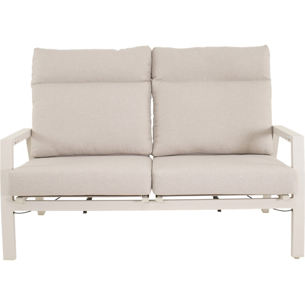 Loungebank Ohio crème 2-zits