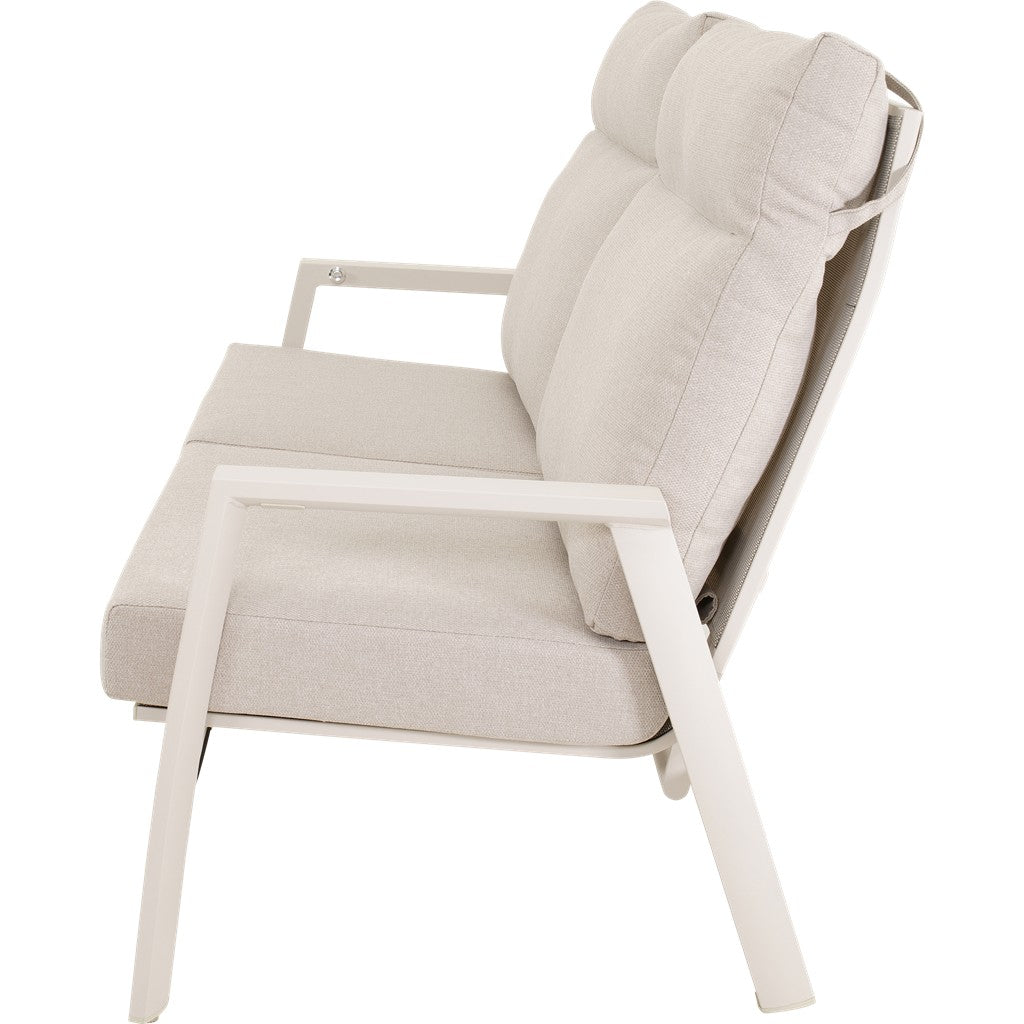 Loungebank Ohio crème 2-zits