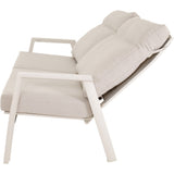 Loungebank Ohio crème 2-zits