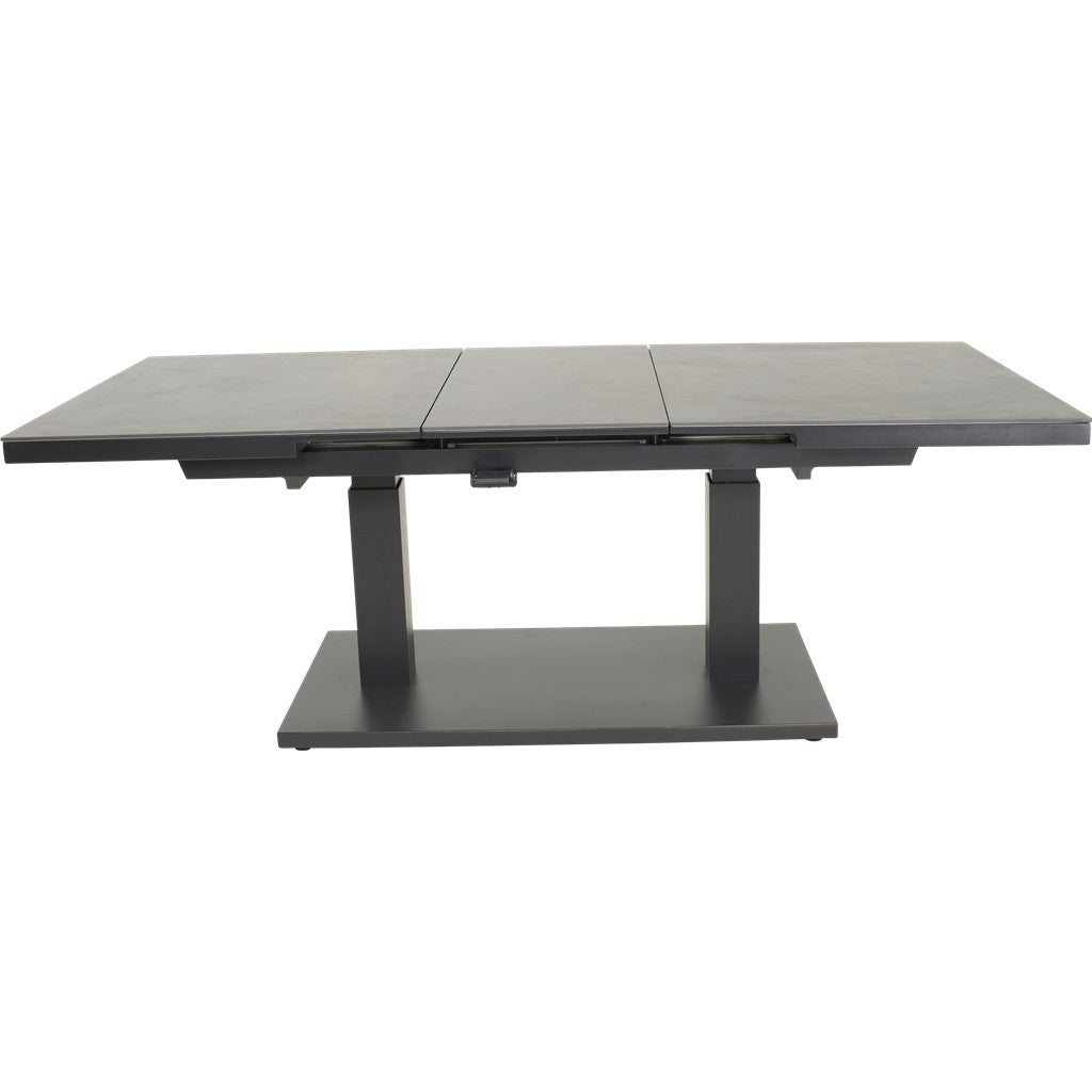 Verstelbare uittrektafel Geneva 140/180 x 85 x 54/75,5 cm - Lesli Living