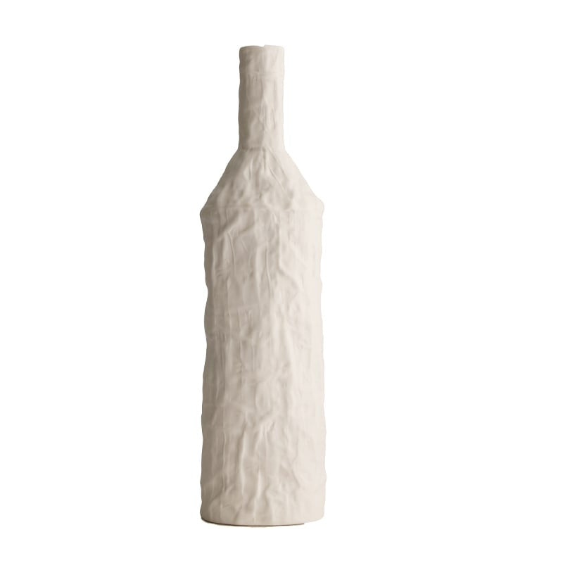 Fles keramiek 7.8x6.5x30cm