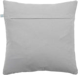 Sierkussen 45x45 cm sneeuwwit met doorlopende naad en gladde stof