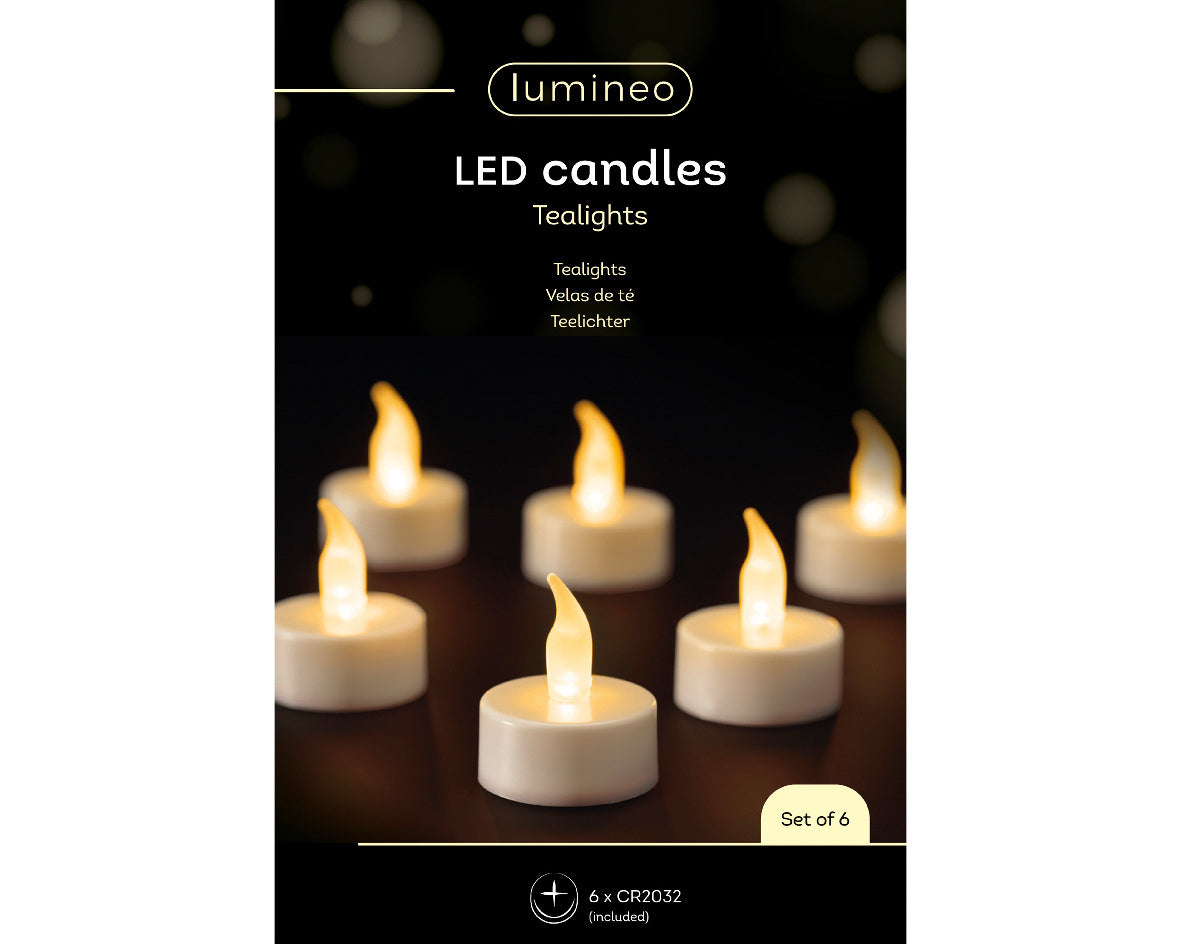 LED theelicht plastic fire flame effect BO binnen