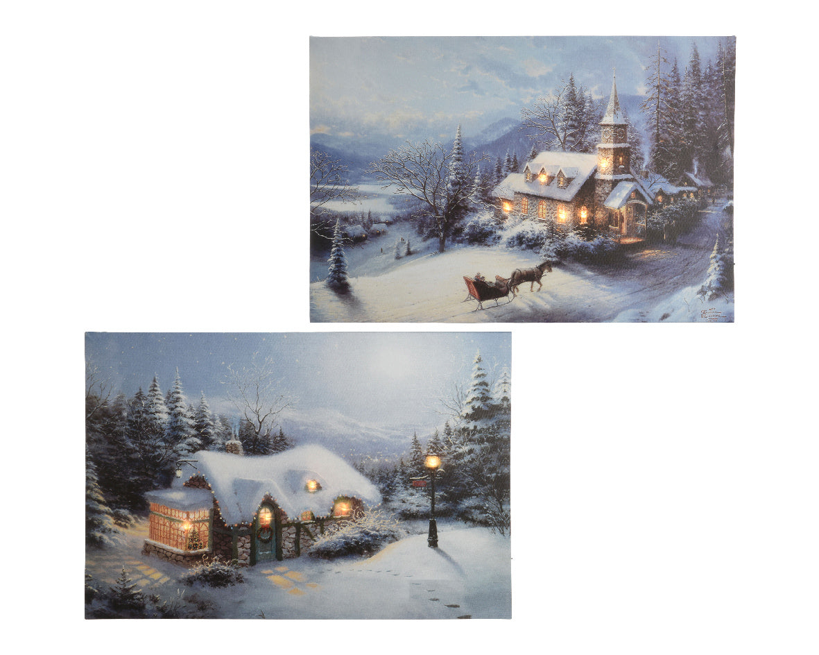 LED canvas pvc steady BO binnen 2assorti