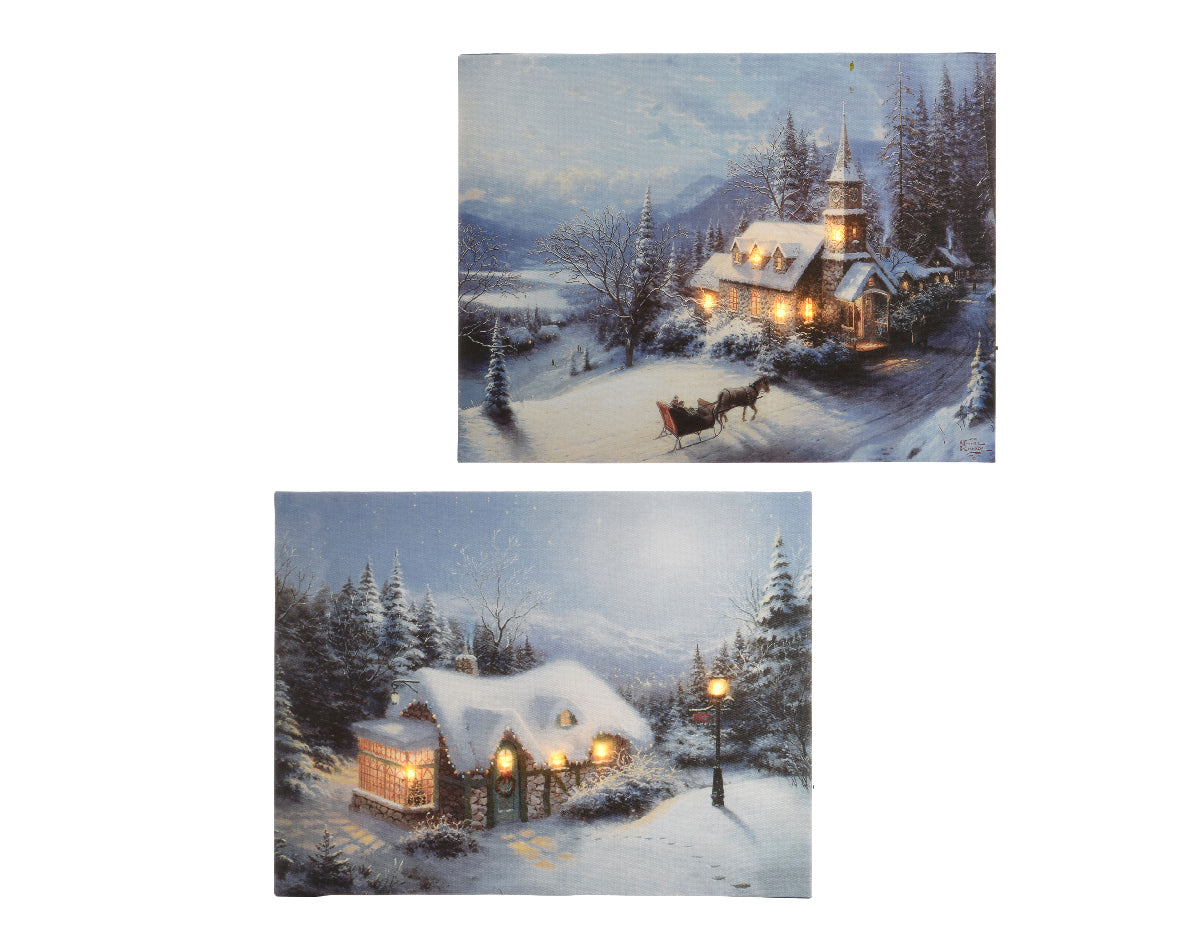LED canvas pvc steady BO binnen 2assorti