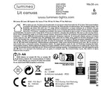 LED canvas pvc steady BO binnen 2assorti
