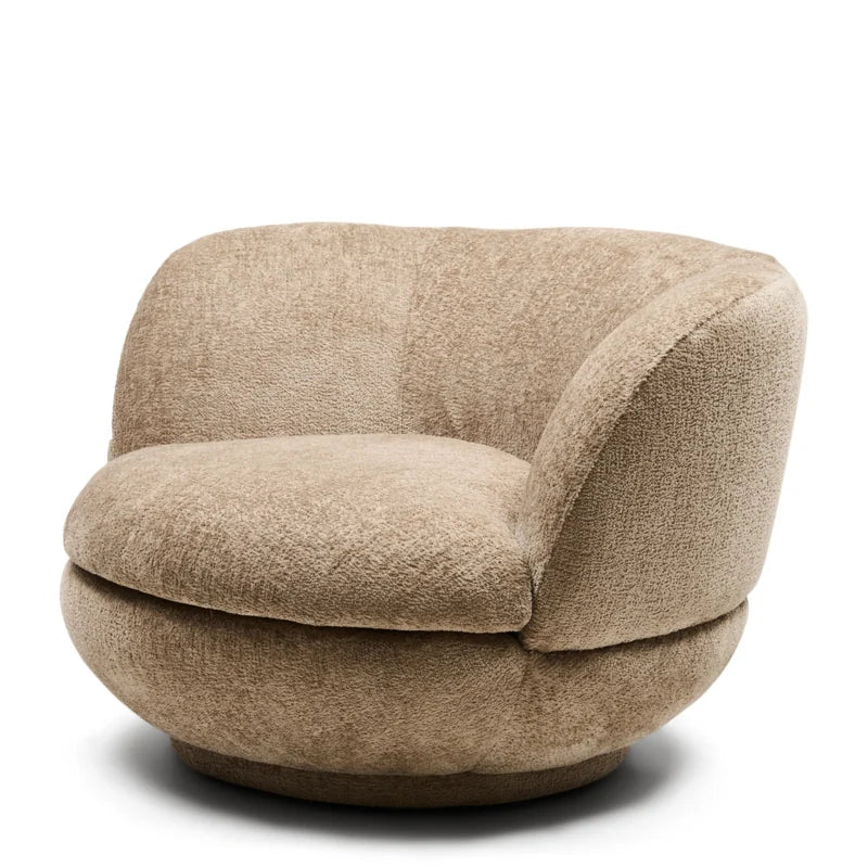 Rivièra Maison - Draaifauteuil Credo Mélange Weave Wheat