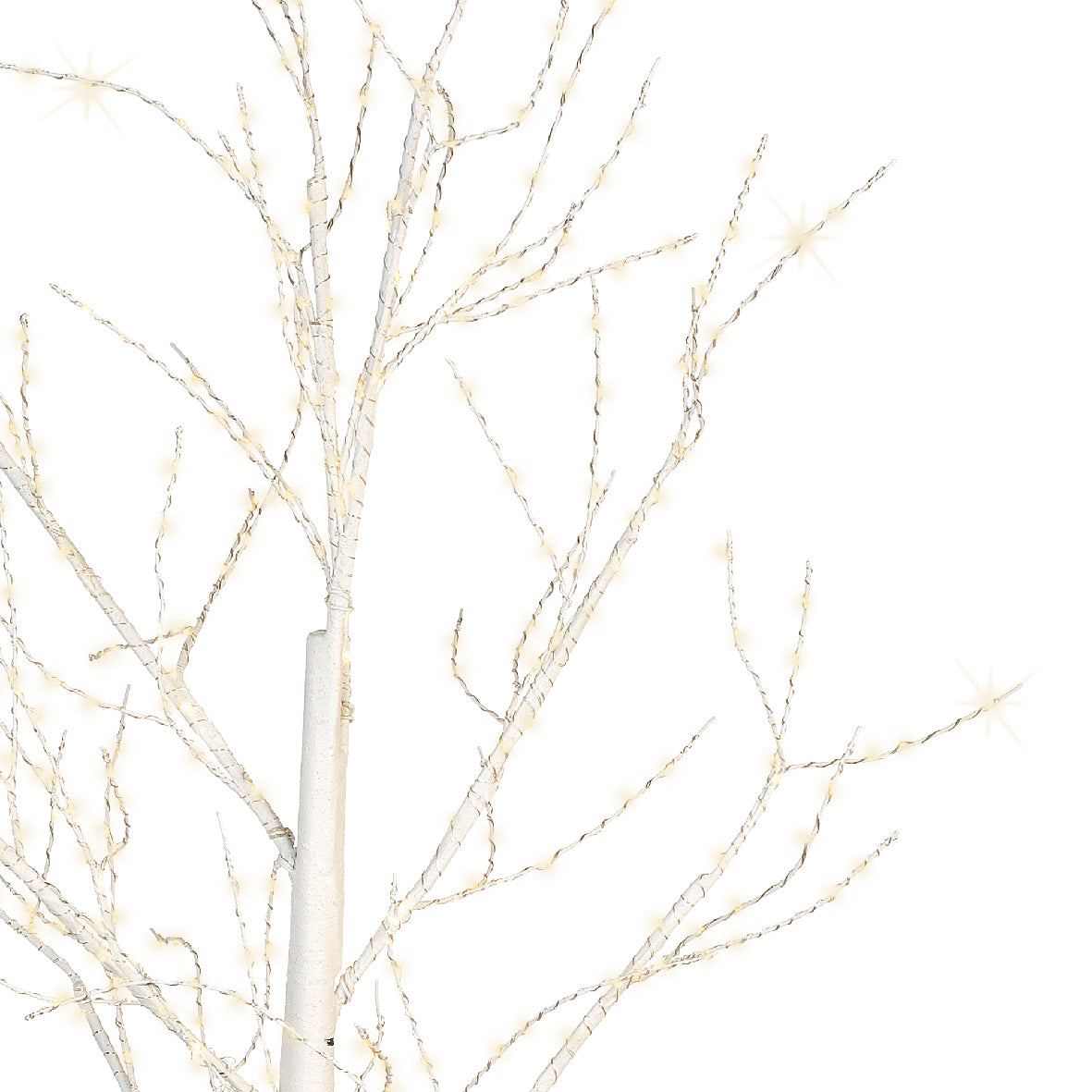 Micro LED boom pvc birch steady buiten dia90cm x H.150cm