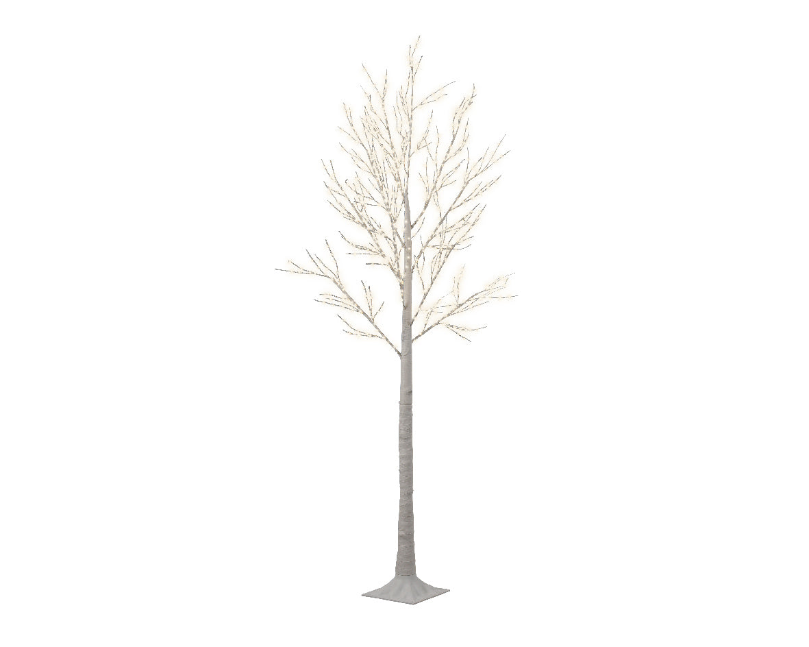Micro LED boom pvc birch steady buiten dia110cm x H.220cm