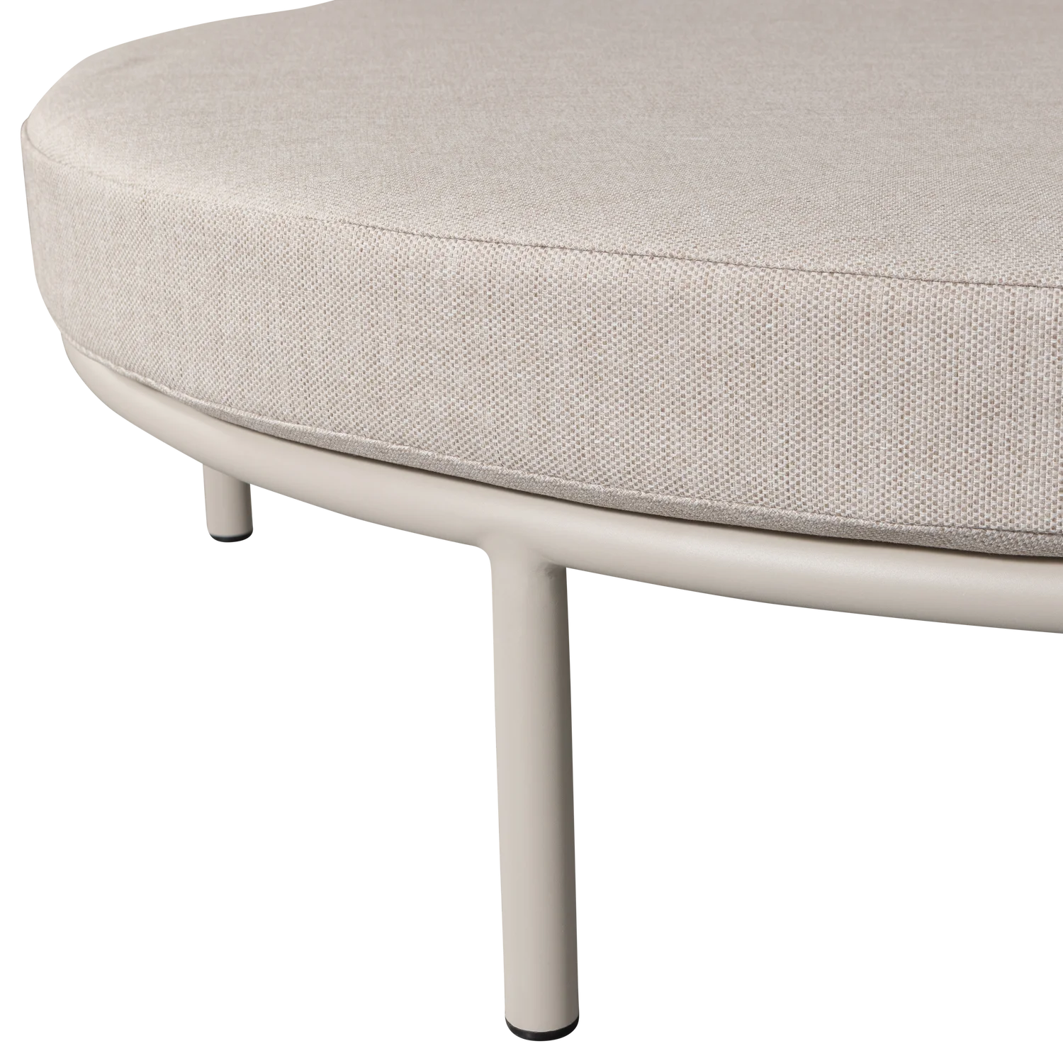 Exotan - Mulberry rond loungebed aluminium zand