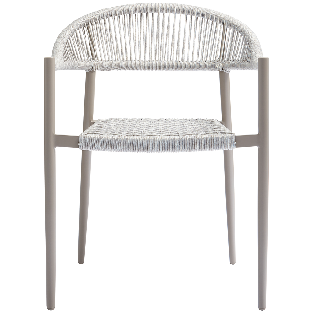 YELLOW TUINSTOEL TOUW/ALUMINIUM LICHTGRIJS