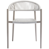 YELLOW TUINSTOEL TOUW/ALUMINIUM LICHTGRIJS