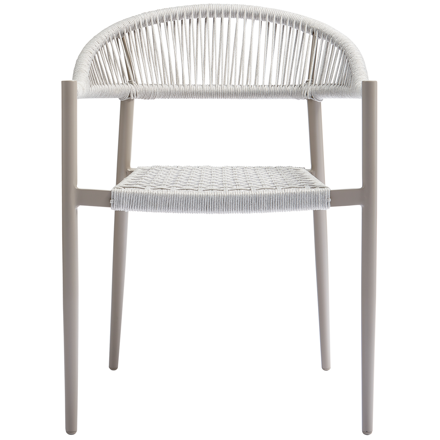 YELLOW TUINSTOEL TOUW/ALUMINIUM LICHTGRIJS