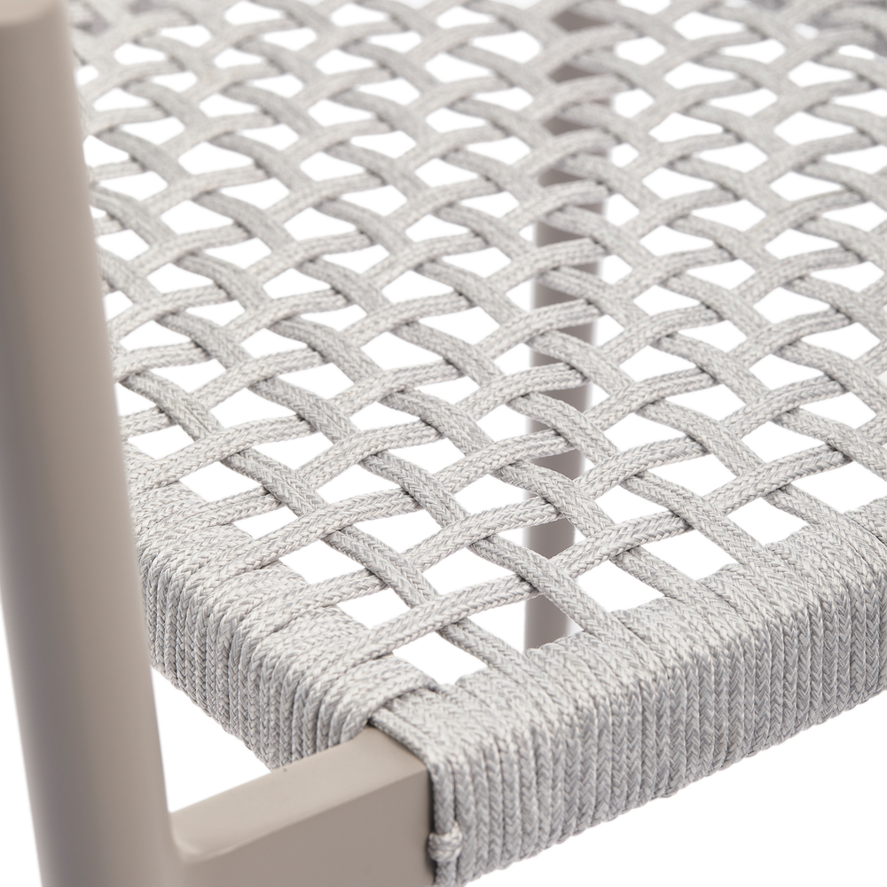 YELLOW TUINSTOEL TOUW/ALUMINIUM LICHTGRIJS