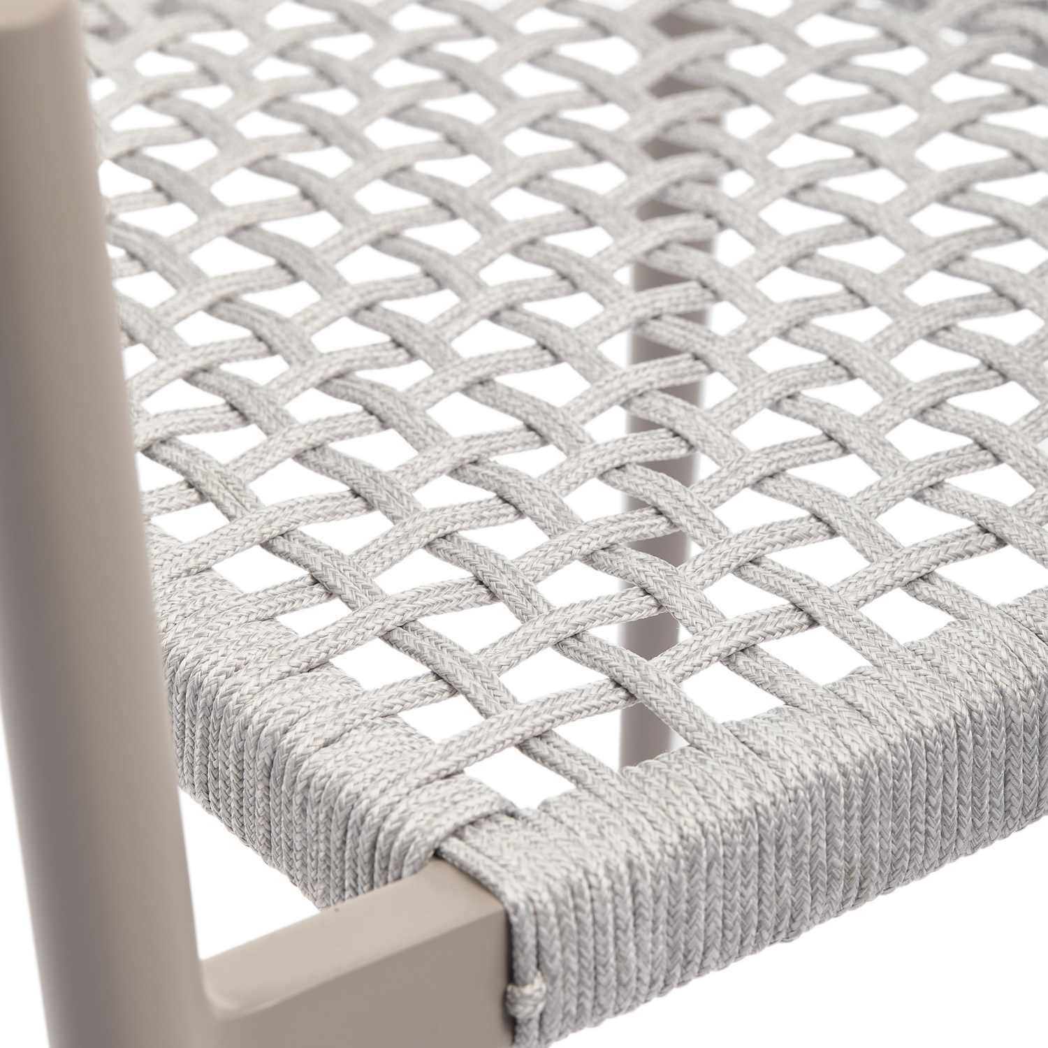 YELLOW TUINSTOEL TOUW/ALUMINIUM LICHTGRIJS