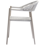 YELLOW TUINSTOEL TOUW/ALUMINIUM LICHTGRIJS