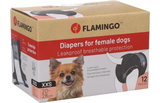 Doos met wegwerpluiers voor vrouwelijke honden XXS 20–28 cm, 12 stuks