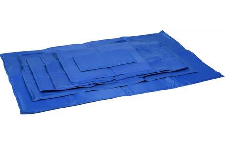 Flamingo - Koelmat Frosty Rechthoekig Blauw S | A:50cm B:40cm C:0,5cm