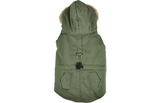 Flamingo - Winterjas Lennox Groen A:50cm B:46-50cm C:64-72cm