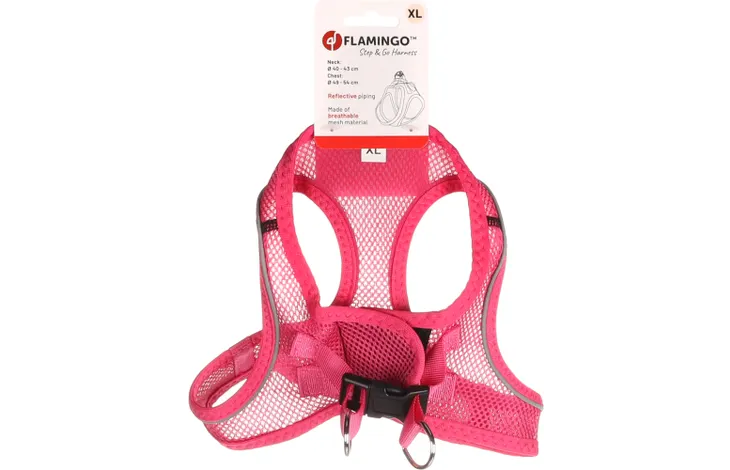 Flamingo - Harnas Step&Go Bento Roze XL