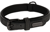 Flamingo - Halsband met neopreen Delu Zwart S | 24-30cm x 10mm x 5mm