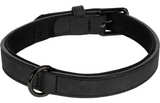 Flamingo - Halsband met neopreen Delu Zwart M | 36-44cm x 20mm x 6mm