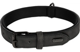 Flamingo - Halsband met neopreen Delu Zwart L | 42-52cm x 25mm x 7mm
