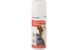 Flamingo anti-vlooien en teken shampoo fles voor honden, 200 ml, met hondafbeelding